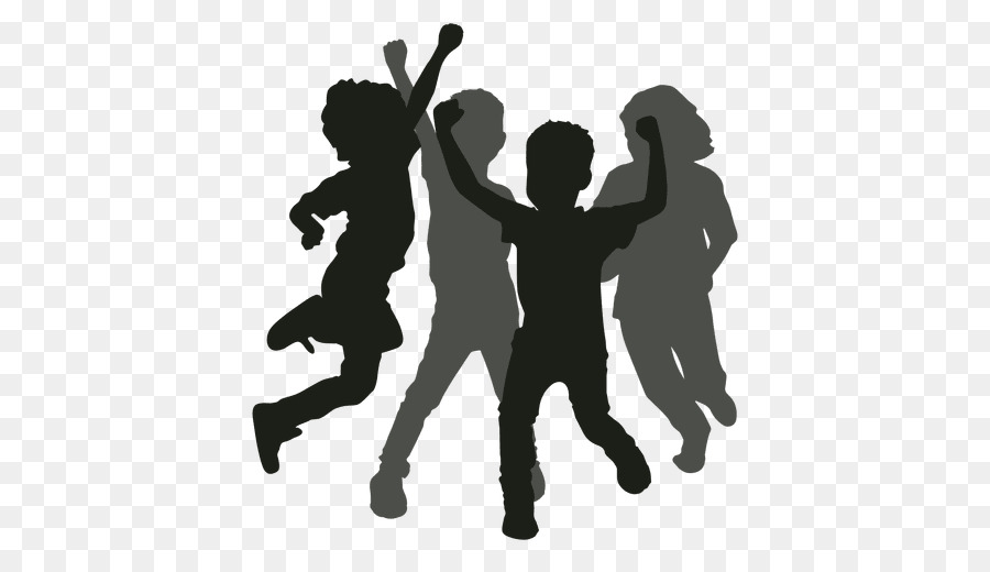 Silhouette Dance Clip art - children playing png download - 512*512 - Free Transparent Silhouette png Download.