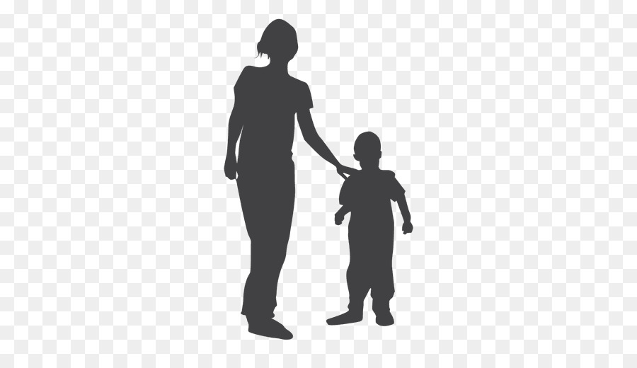 Silhouette Child Mother Son - Silhouette png download - 512*512 - Free Transparent Silhouette png Download.