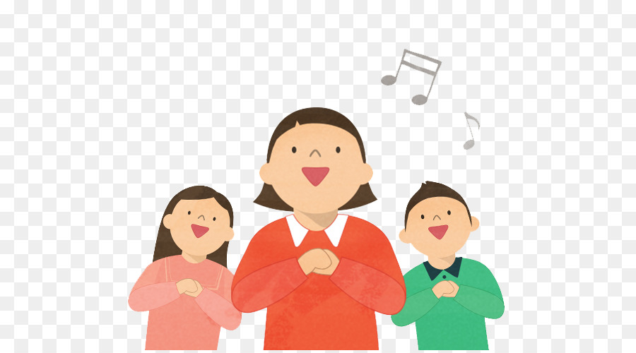 Singing Child - Children singing flat png download - 608*496 - Free Transparent  png Download.