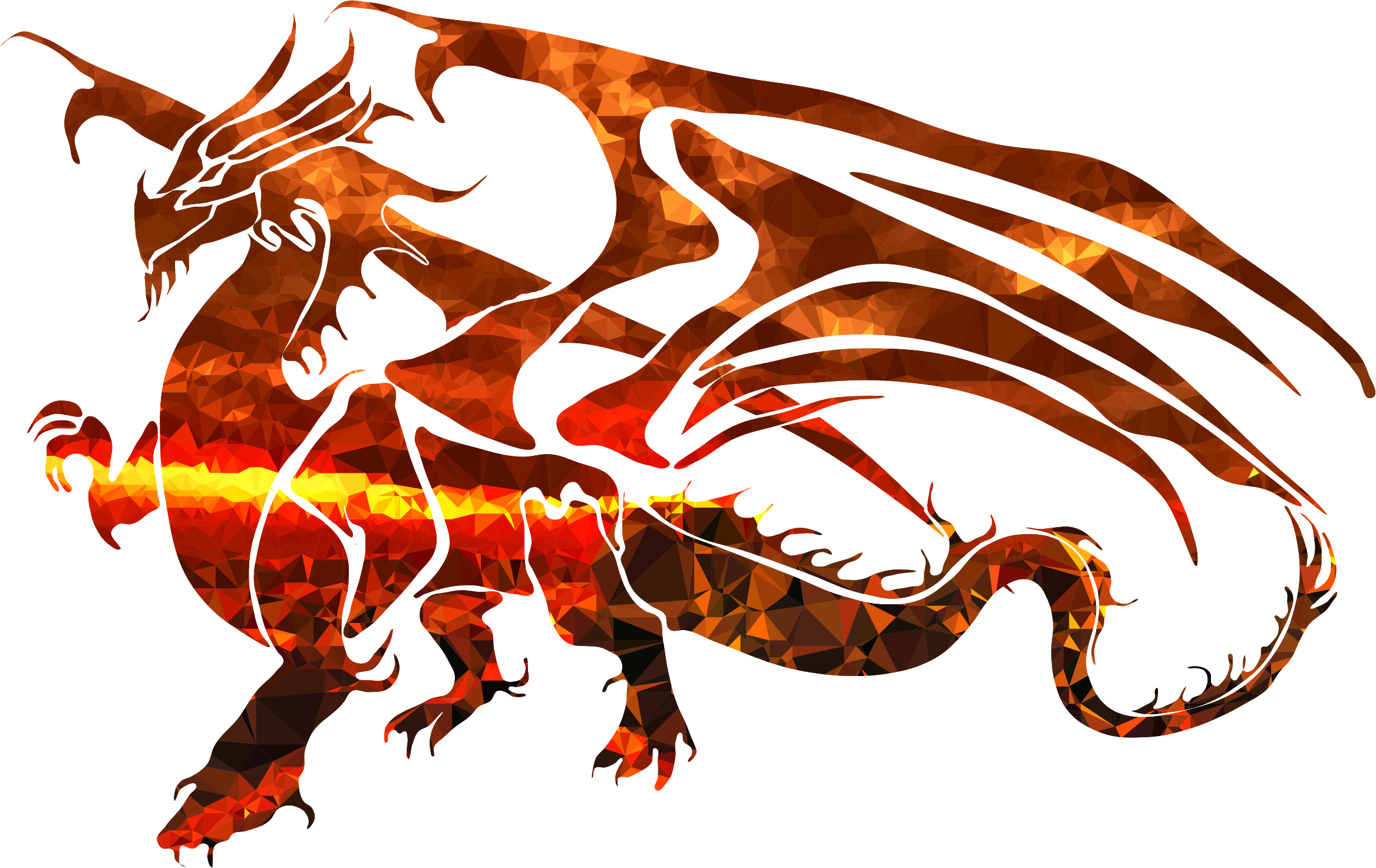 Chinese Dragon Silhouette Clip Art Dragon Png Download 23351474