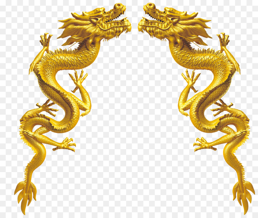 Chinese dragon - Golden Dragon png download - 1030*860 - Free Transparent Chinese Dragon png Download.
