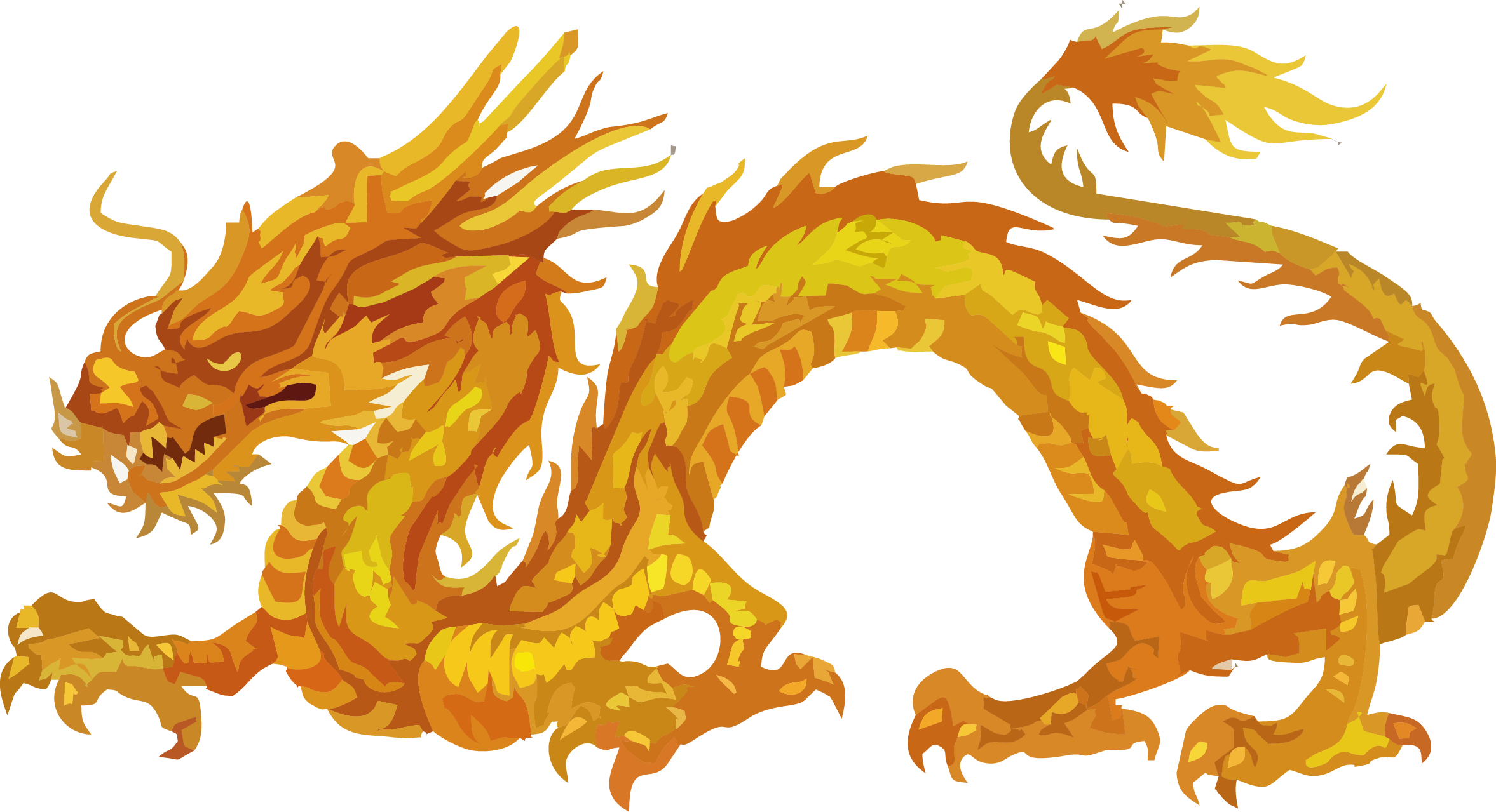 History Of China Chinese Dragon Japanese Dragon Large Golden Dragon 
