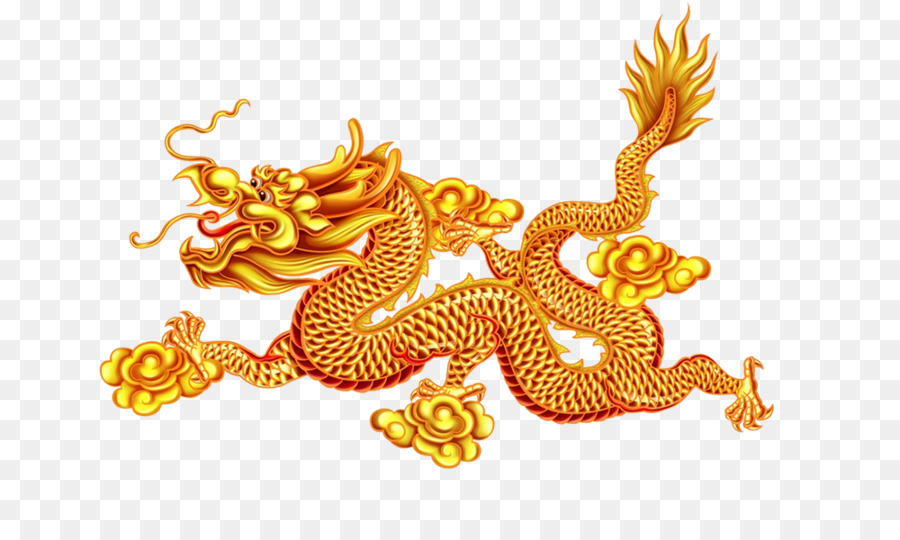 Chinese dragon Chinese zodiac Rooster - Golden Dragon png download - 1000*600 - Free Transparent Chinese Dragon png Download.