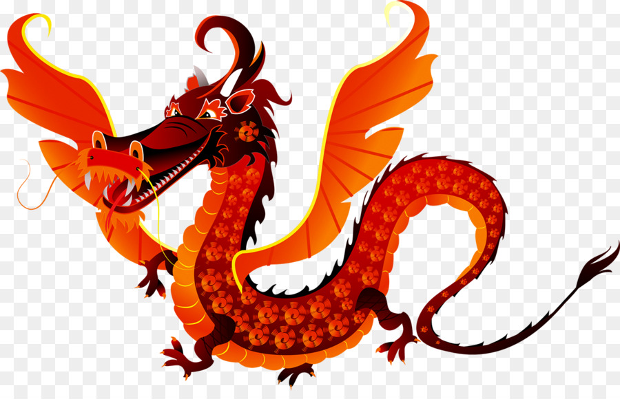 Chinese dragon Cartoon Illustration - Dragon png download - 1300*820 - Free Transparent Dragon png Download.