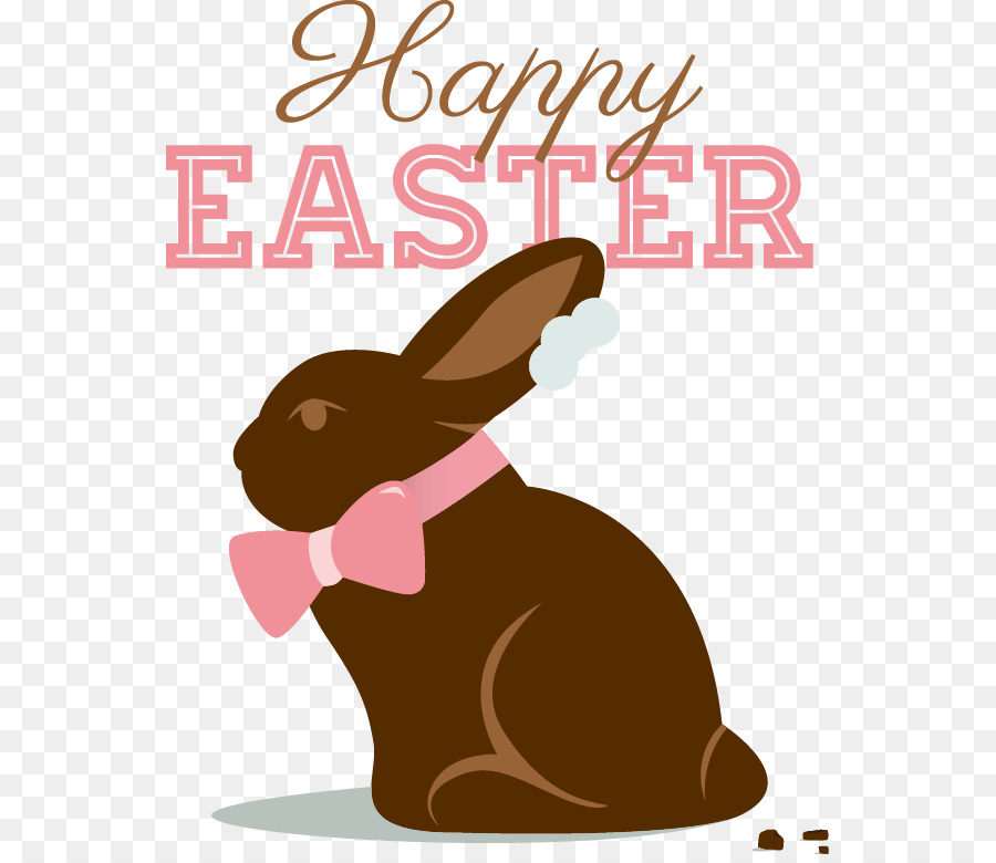 Easter Bunny Chocolate bunny Easter egg - Easter Vector png download - 599*772 - Free Transparent Easter Bunny png Download.