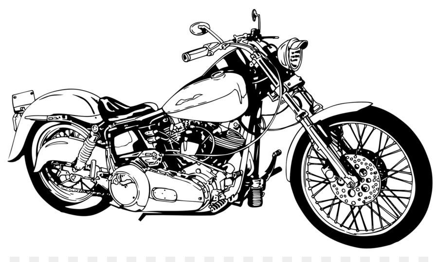 Motorcycle Harley Davidson Chopper Clip Art Motorcycle Silhouette