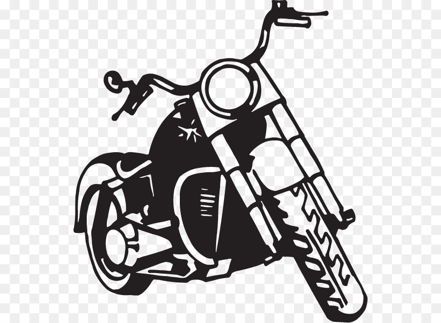 Motorcycle Harley-Davidson Silhouette Drawing Clip art - motorcycle png download - 600*659 - Free Transparent Motorcycle png Download.