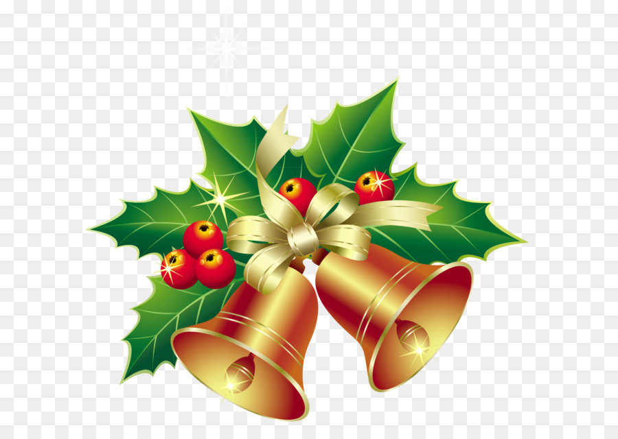 Christmas Bells: A Novel A Christmas Carol I Heard the Bells on Christmas Day - Christmas Bells with Mistletoe Ornament PNG Clipart png download - 1115*1079 - Free Transparent Christmas  png Download.