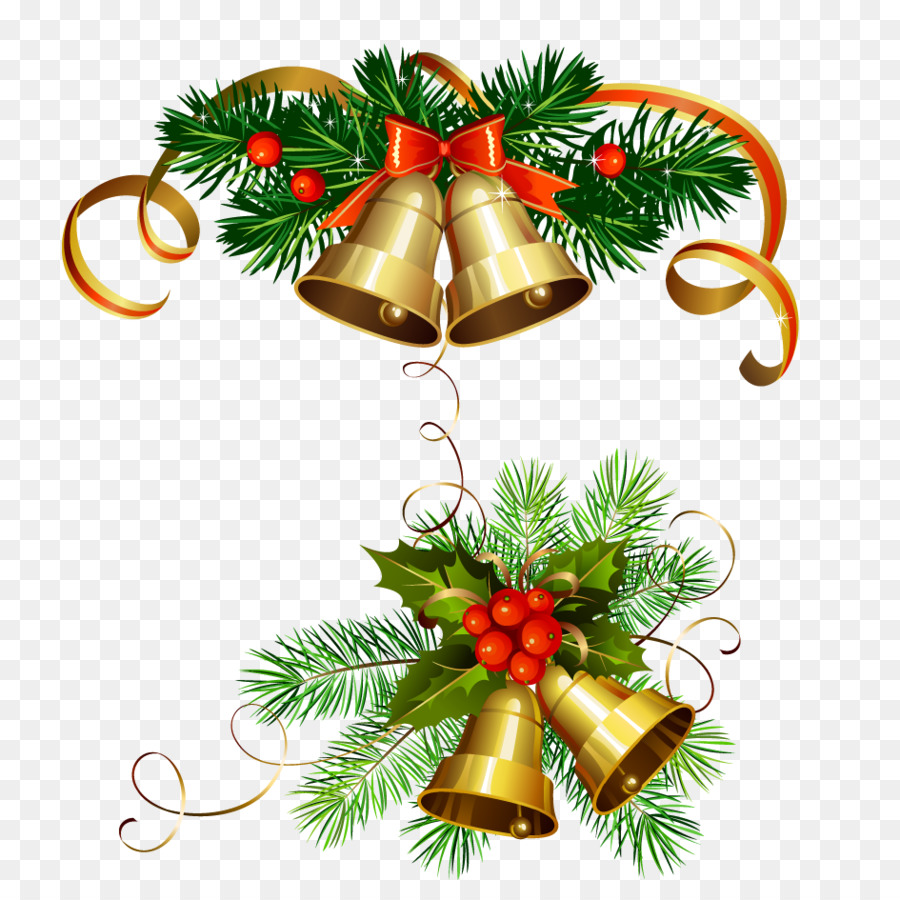 Santa Claus Christmas decoration Clip art - Christmas bells png download - 945*945 - Free Transparent Santa Claus png Download.