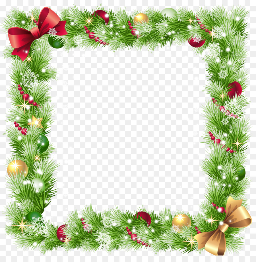 Borders and Frames Christmas ornament Clip art - christmas png download - 4027*4114 - Free Transparent BORDERS AND FRAMES png Download.