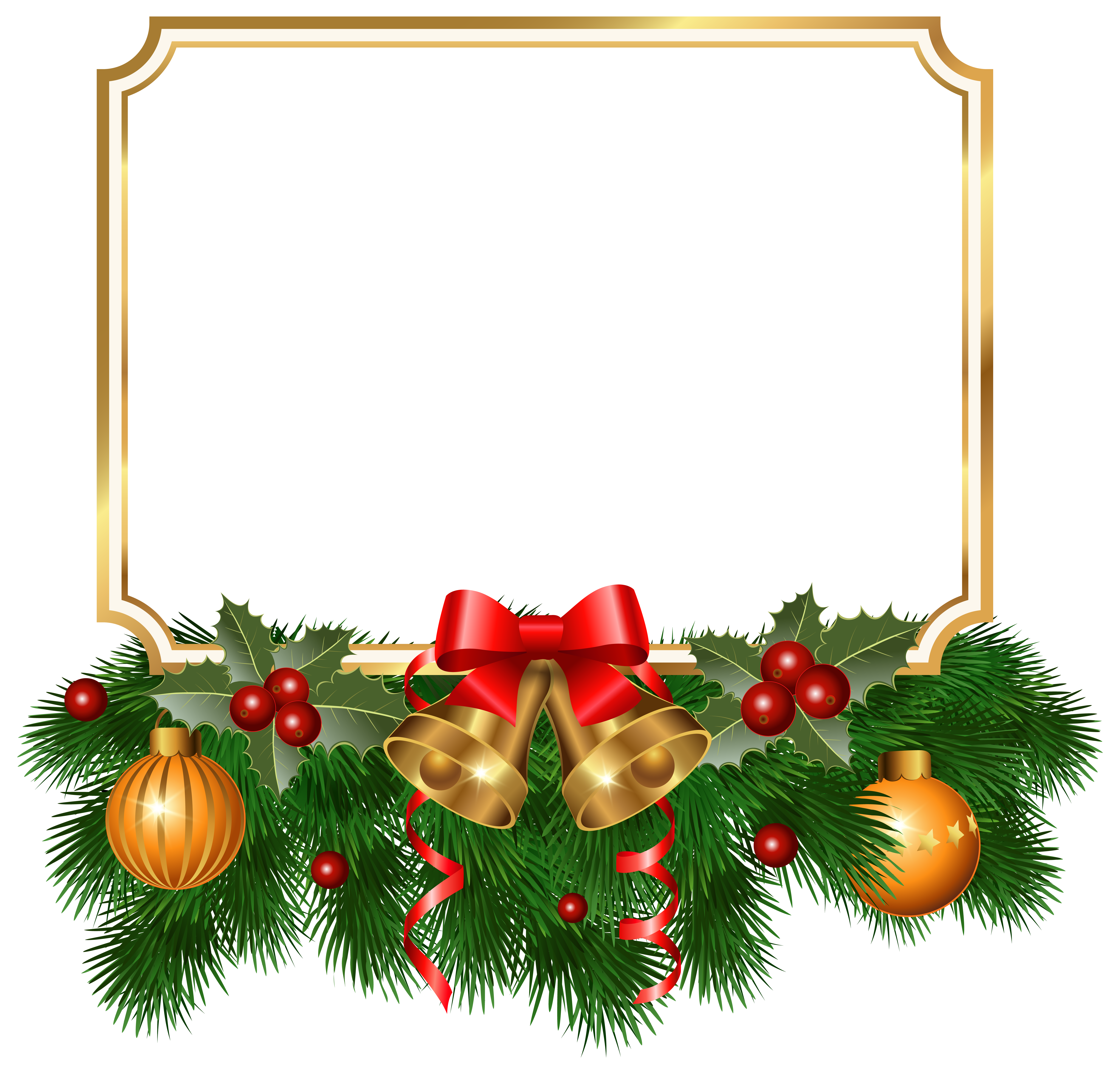 Christmas Tree Christmas Ornament Fir Christmas Golden Border Png Clipart Image Png Download 6323 6065 Free Transparent Borders And Frames Png Download Clip Art Library