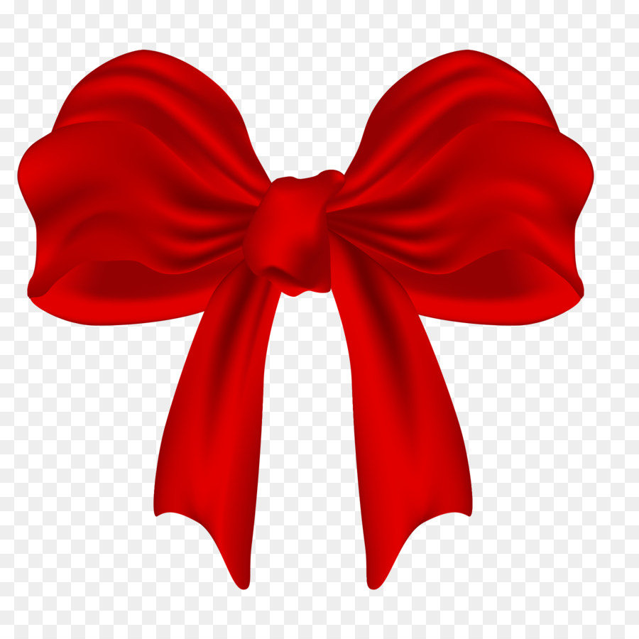 Christmas Illustration - Red ribbon bow decoration png download - 1800*1800 - Free Transparent Christmas  png Download.
