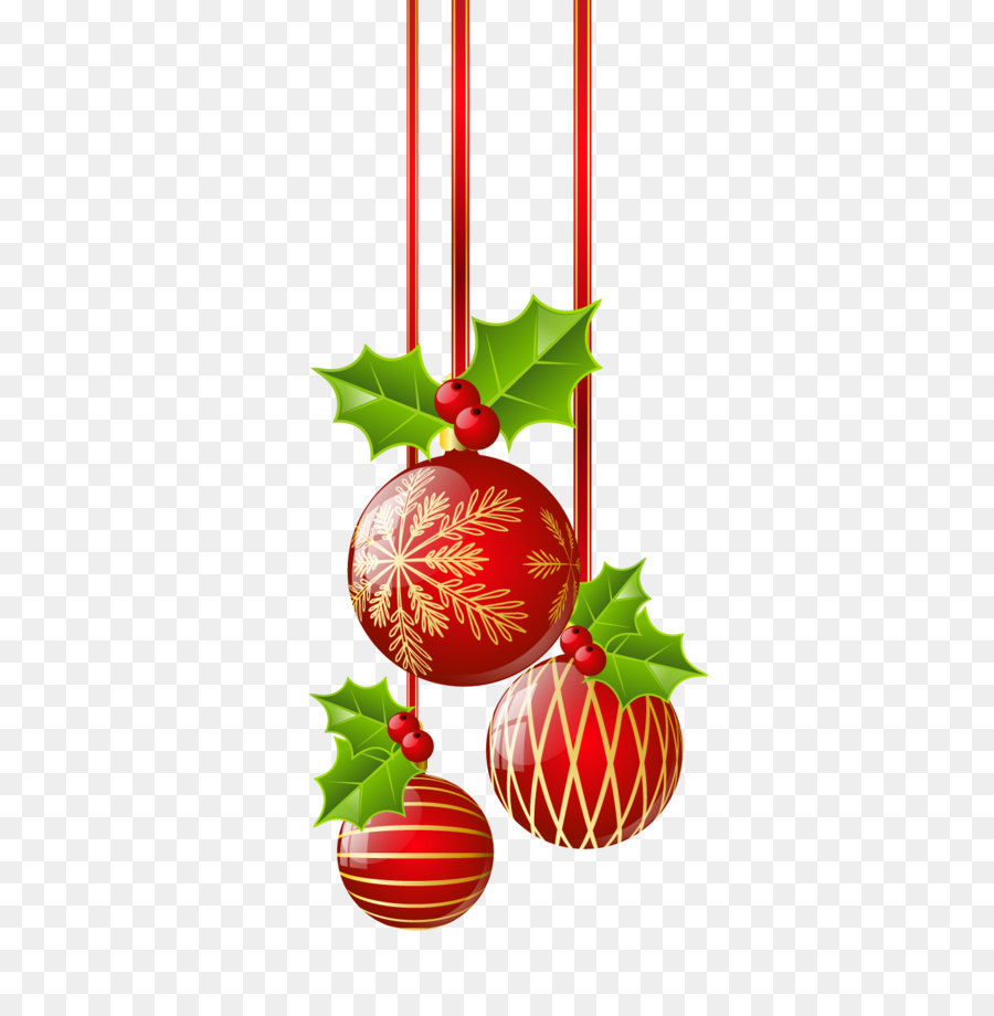 Christmas ornament Common holly - Transparent Christmas Red Ornaments PNG Clipart png download - 1000*1415 - Free Transparent Christmas Ornament png Download.