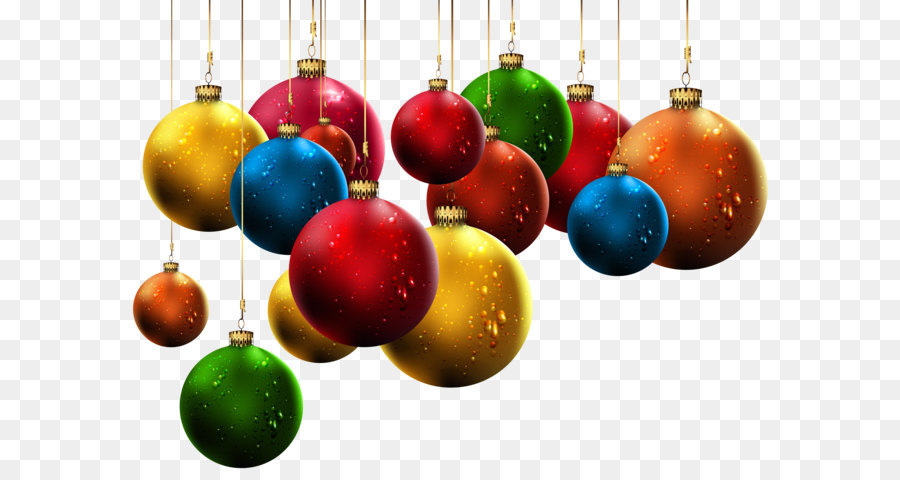 Christmas ornament Clip art - Hanging Christmas Balls PNG Clip-Art Image png download - 6277*4620 - Free Transparent Christmas  png Download.