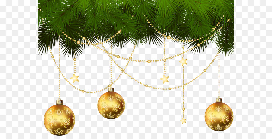Christmas tree Christmas ornament Clip art - Pine Branches and Christmas Ornaments Transparent PNG Clip Art png download - 8000*5653 - Free Transparent Christmas Ornament png Download.