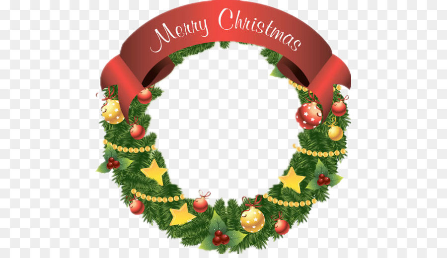Christmas decoration Gift Santa Claus Clip art - Christmas garland border png download - 515*512 - Free Transparent Samsung Galaxy S7 png Download.