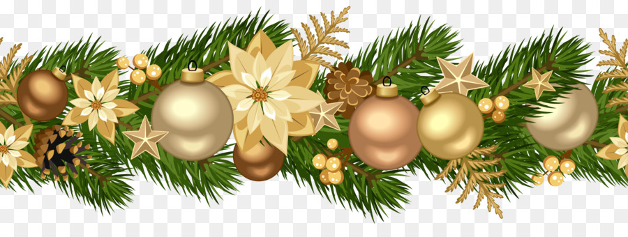 Christmas ornament Garland Christmas decoration Tinsel - garland png download - 6193*2290 - Free Transparent Christmas  png Download.