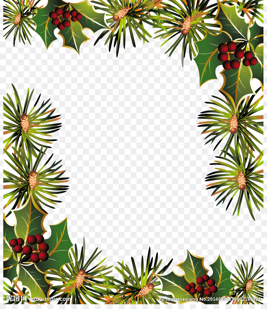 Christmas ornament Paper Garland New Year - Border pattern png download - 877*1024 - Free Transparent Christmas Ornament png Download.