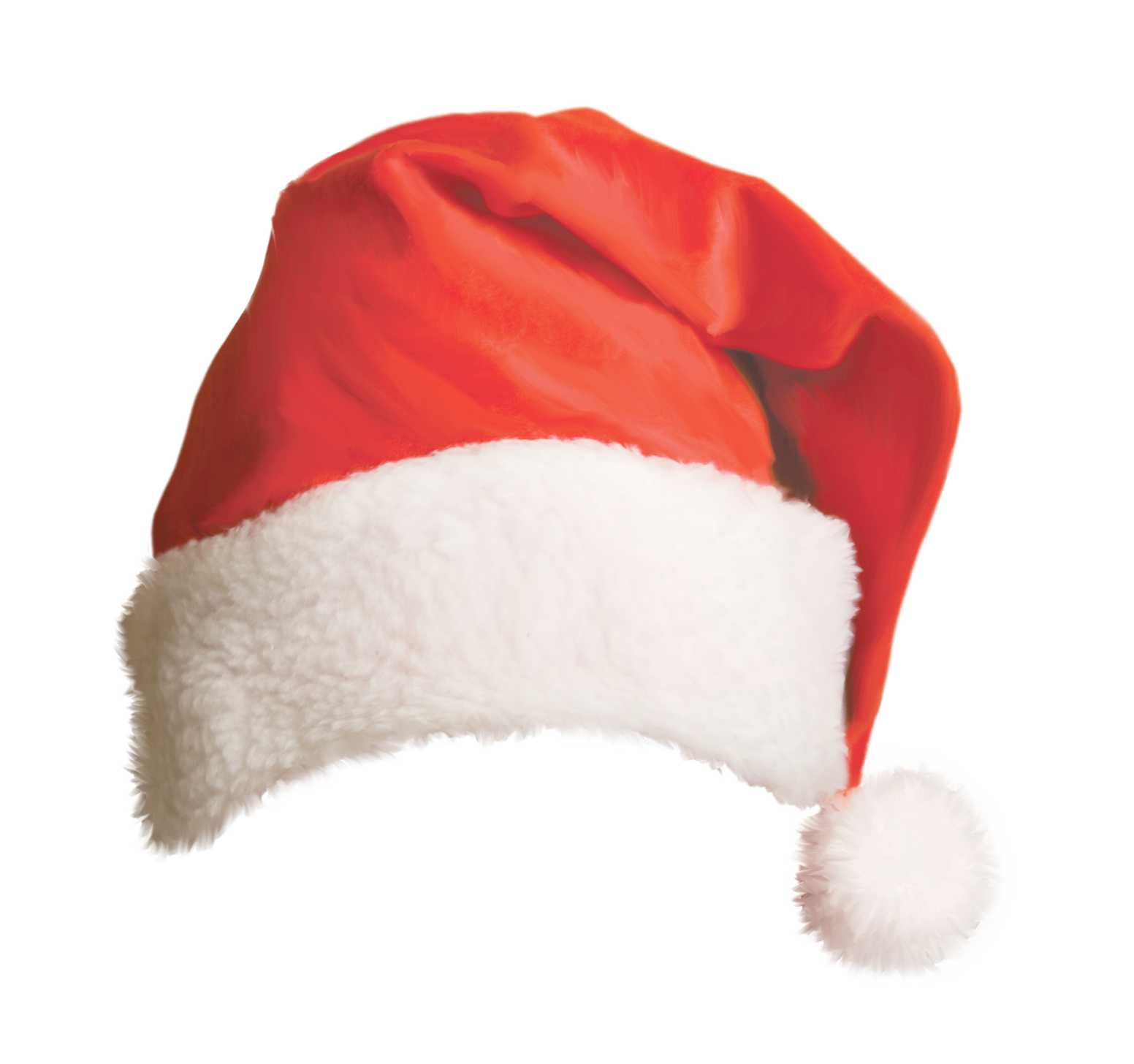 Santa Claus Christmas Hat Bonnet - Beautiful red Christmas hat png