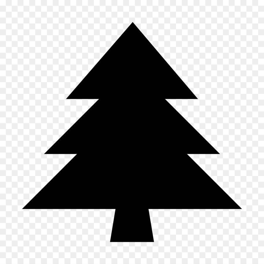 Christmas tree Silhouette Clip art - christmas png download - 1600*1600 - Free Transparent Christmas  png Download.