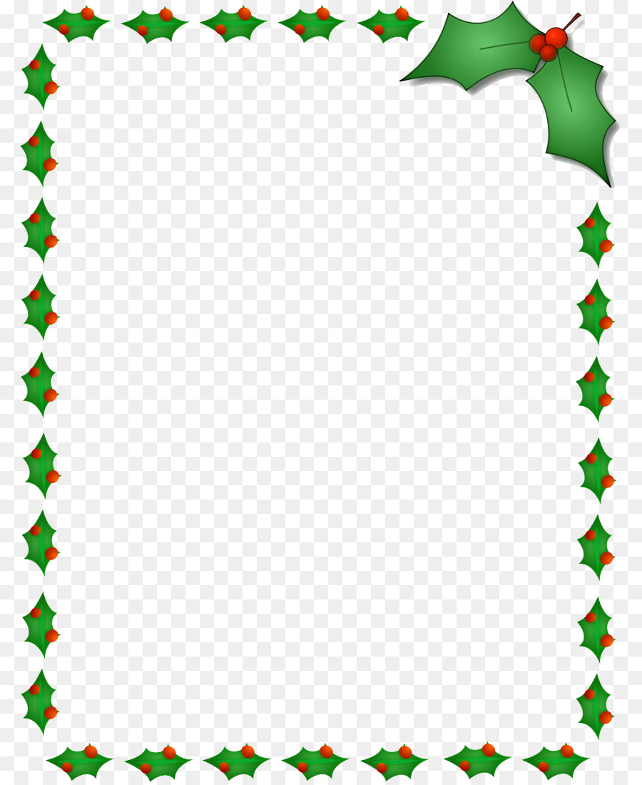 Christmas Kerstkrans Download Holiday Clip art - photo border png download - 850*1100 - Free Transparent Christmas  png Download.