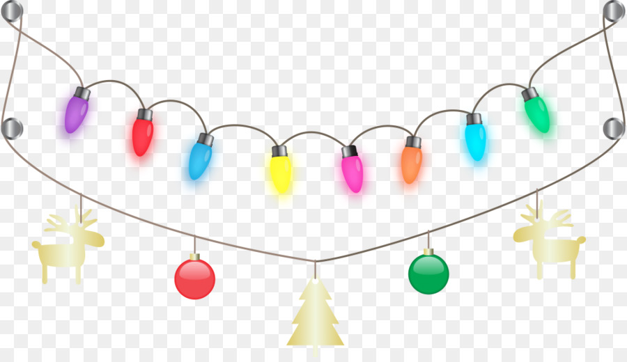 Christmas lights Clip art - String Lights png download - 1024*584 - Free Transparent  Light png Download.