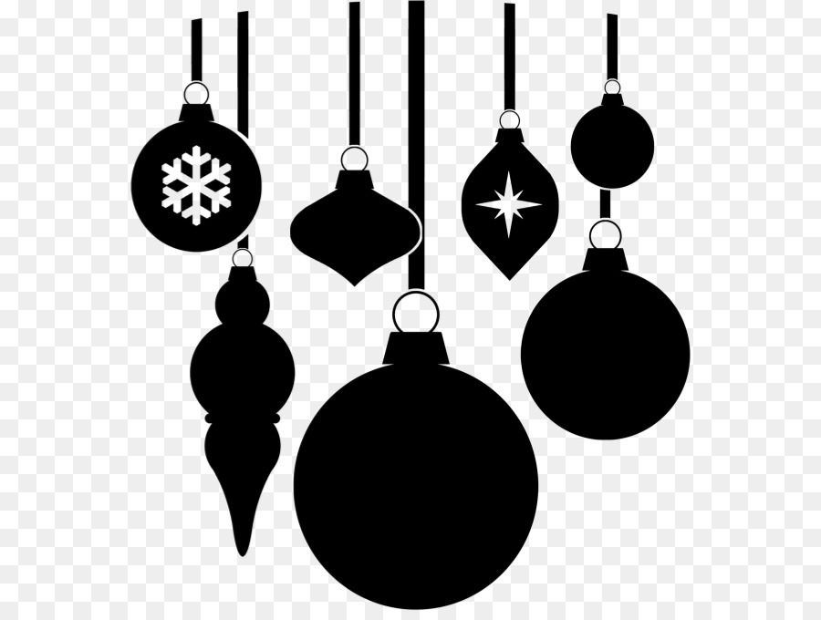 Christmas ornament Black and white Clip art - ornaments clipart png download - 614*670 - Free Transparent Christmas Ornament png Download.