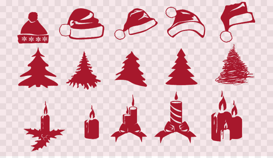 Christmas tree Silhouette Photography Illustration - Red Christmas creative collection png download - 1024*585 - Free Transparent Christmas  png Download.