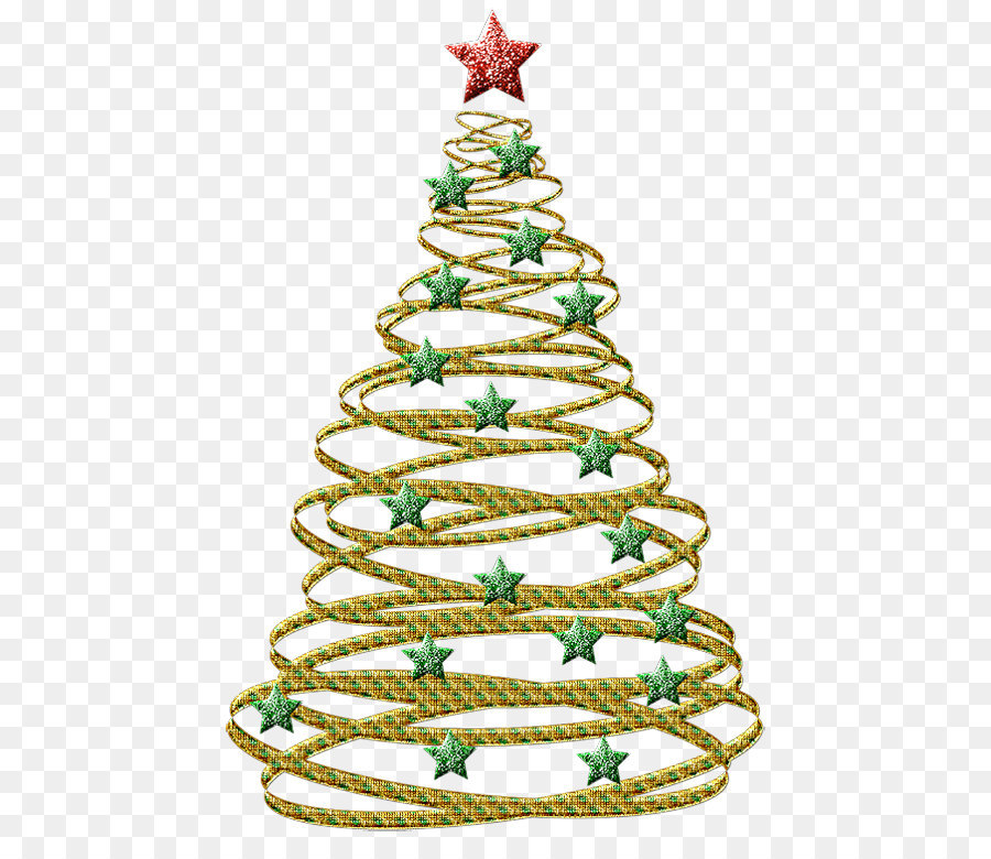 Christmas tree Christmas ornament Clip art - Transparent Gold Christmas Tree with Green Stars PNG Picture png download - 510*764 - Free Transparent Christmas Tree png Download.