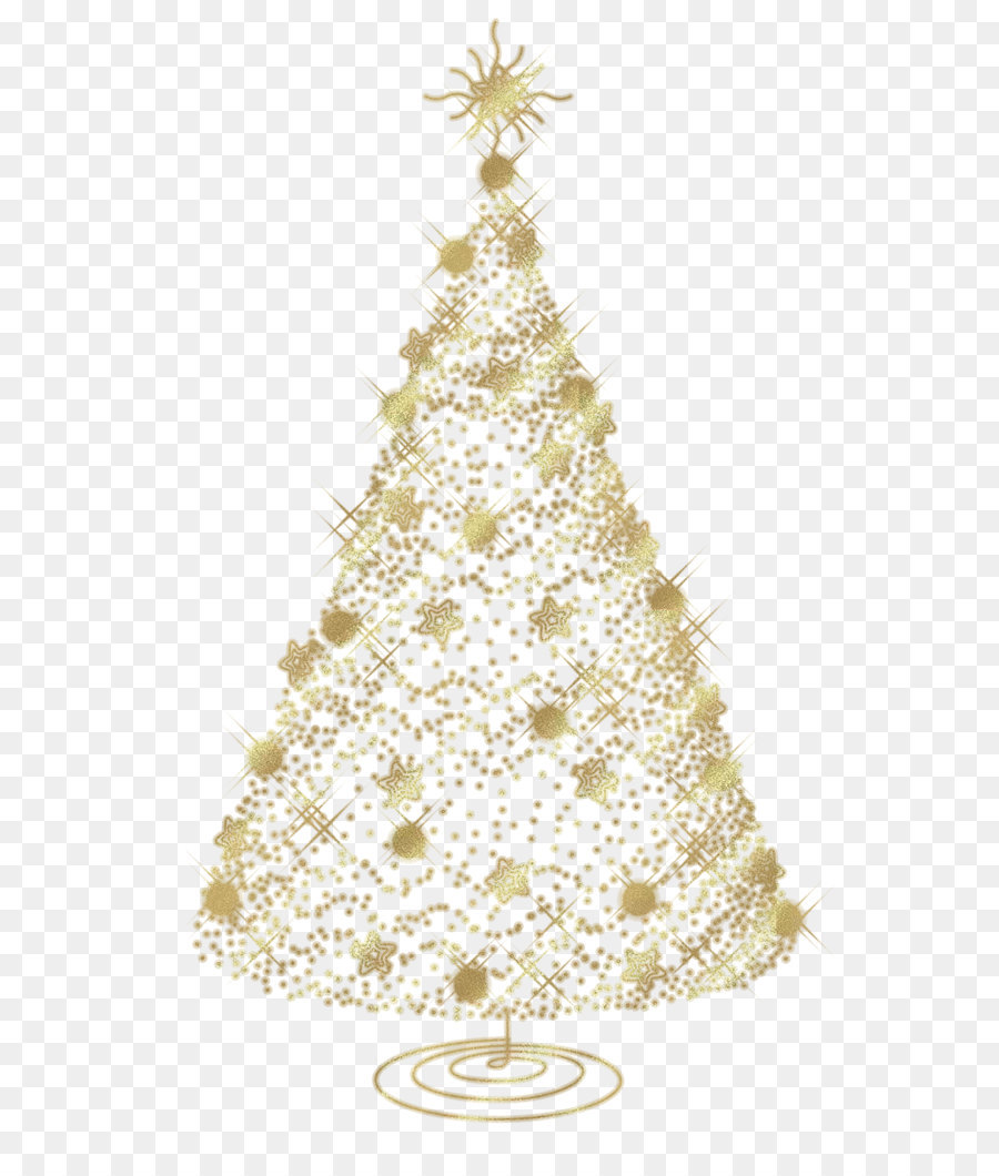 Christmas Clip art - Transparent Christmas Gold Tree PNG Clipart png download - 2158*3454 - Free Transparent Abies Alba png Download.