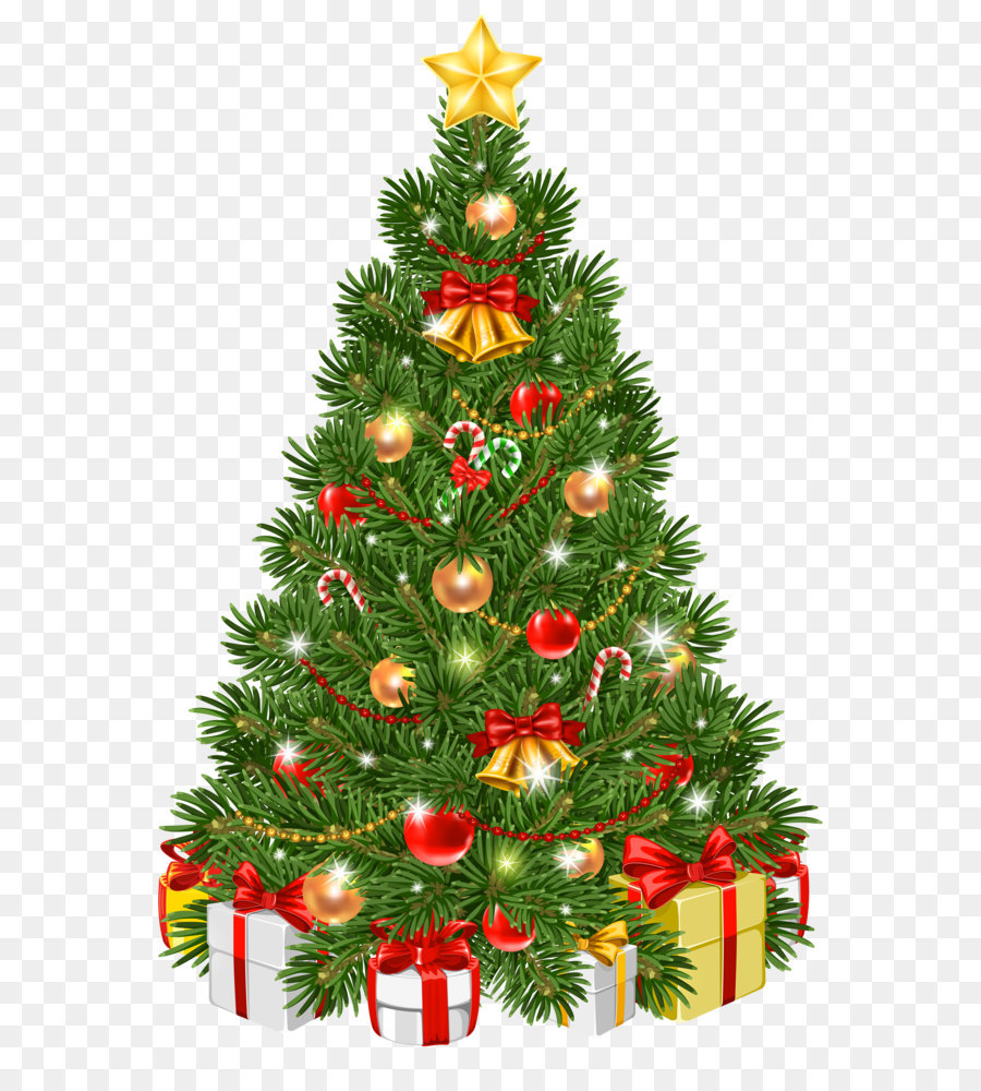 Christmas tree Christmas Day Christmas ornament Clip art - Decorated Christmas Tree Transparent PNG Clip Art Image png download - 3292*5000 - Free Transparent Christmas Tree png Download.