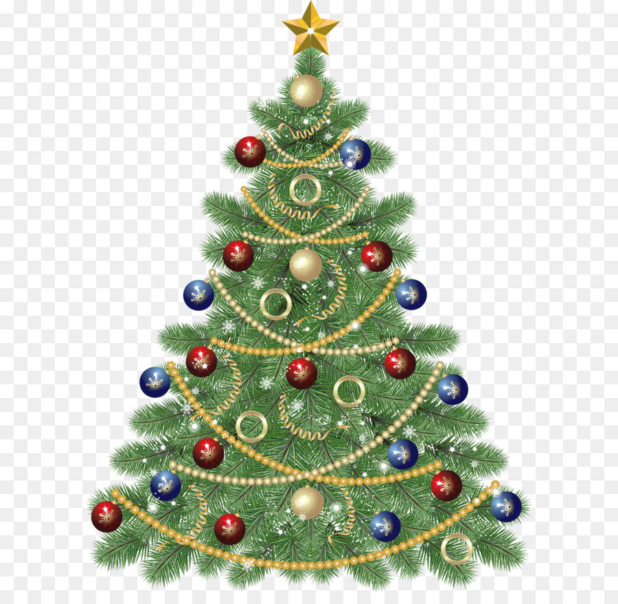 Christmas tree Christmas Day Clip art - Large Transparent Christmas Tree with Star Clipart png download - 3000*3985 - Free Transparent Christmas Tree png Download.