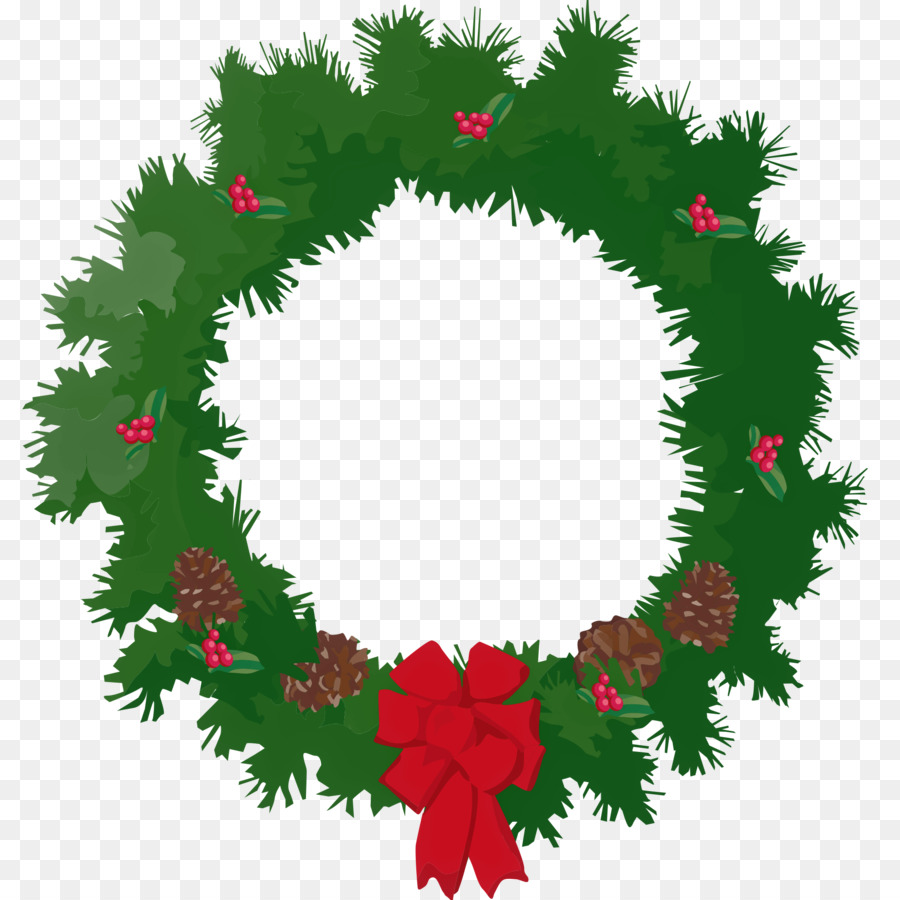 Christmas Wreath Desktop Wallpaper Clip art - blue wreath png download - 900*900 - Free Transparent Christmas  png Download.
