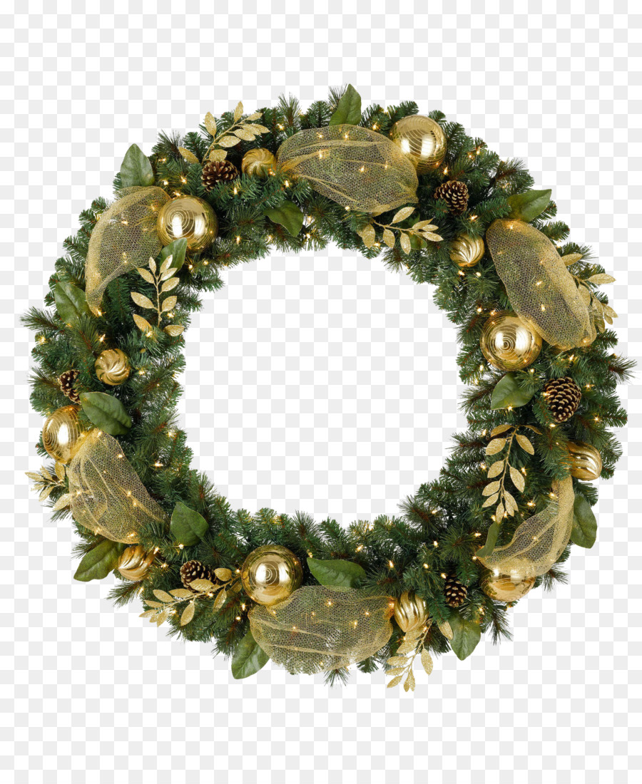 Wreath Artificial Christmas tree Santa Claus - Christmas Wreath PNG HD png download - 1940*2350 - Free Transparent Wreath png Download.