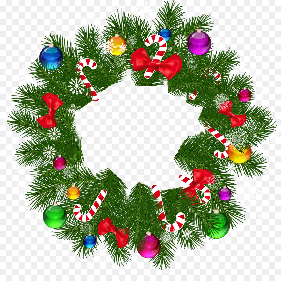 Christmas Wreath Garland Free content Clip art - Xmas Wreath Cliparts png download - 4000*3949 - Free Transparent Christmas  png Download.