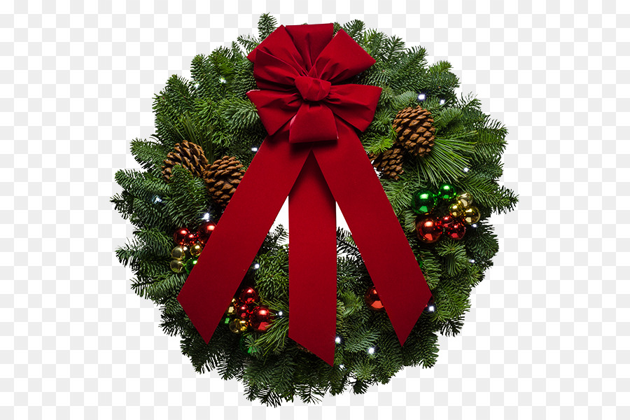 Wreath Christmas tree Christmas and holiday season - Christmas Wreath PNG Free Download png download - 600*600 - Free Transparent Wreath png Download.
