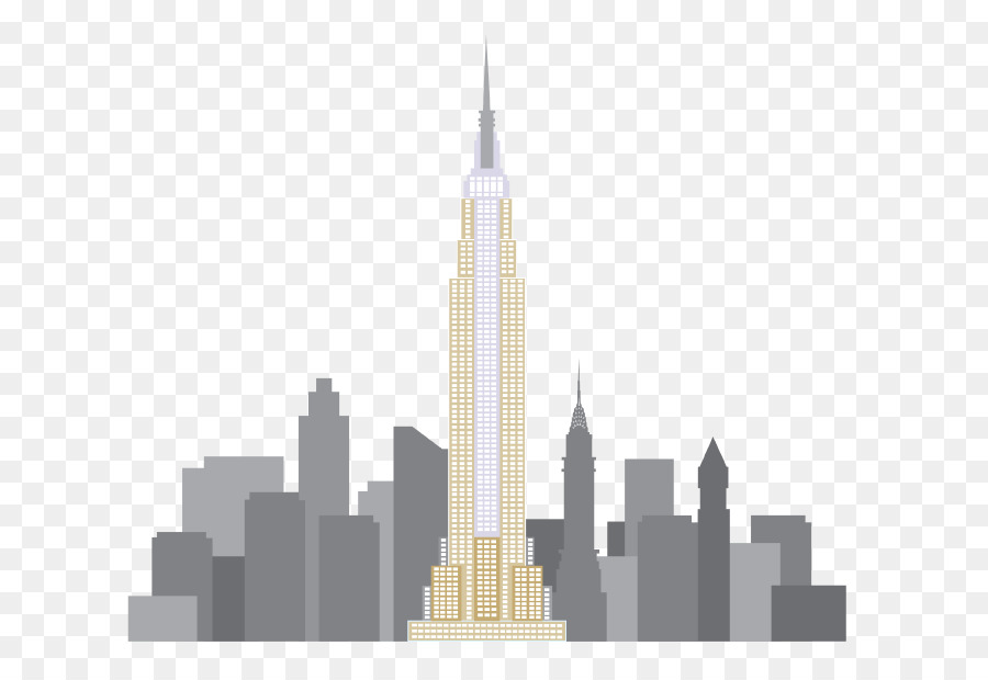 Empire State Building Chrysler Building Flatiron Building Skyline - buildings png download - 792*612 - Free Transparent Empire State Building png Download.