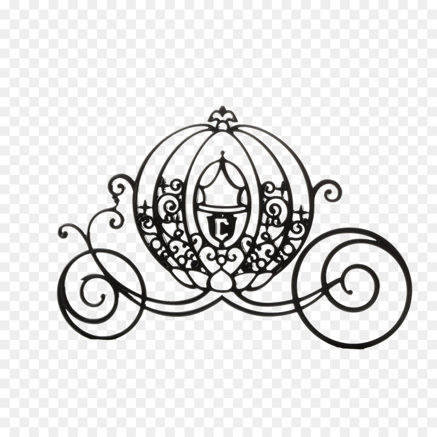Cinderella Mickey Mouse Carriage Silhouette - Black cartoon pumpkin carriage png download - 1470*1470 - Free Transparent Cinderella png Download.