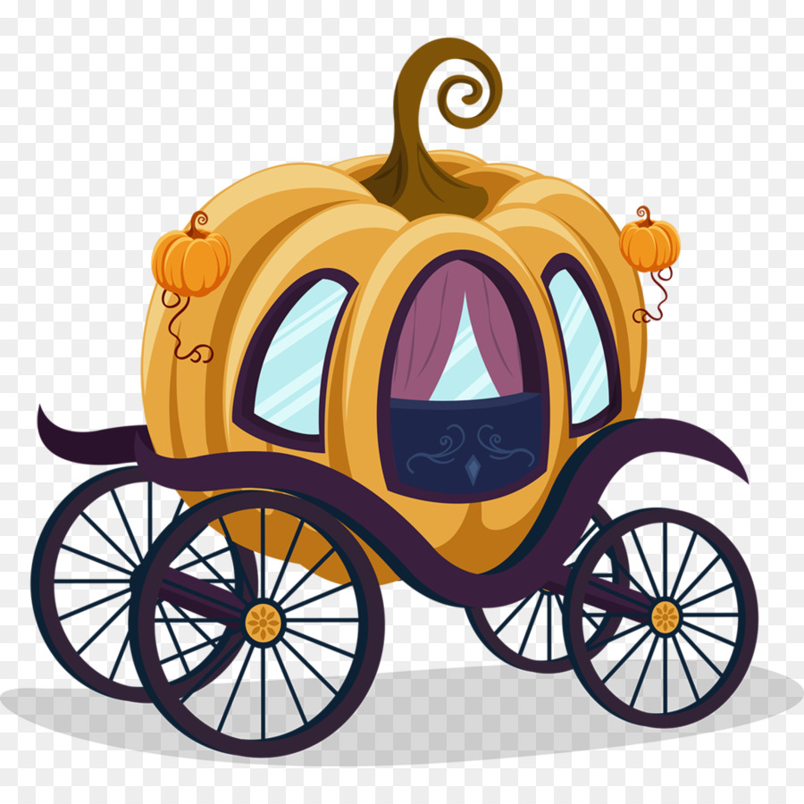 Cinderella Carriage Pumpkin Cartoon Clip art - Cartoon classic pumpkin carriage png download - 1024*1024 - Free Transparent Cinderella png Download.