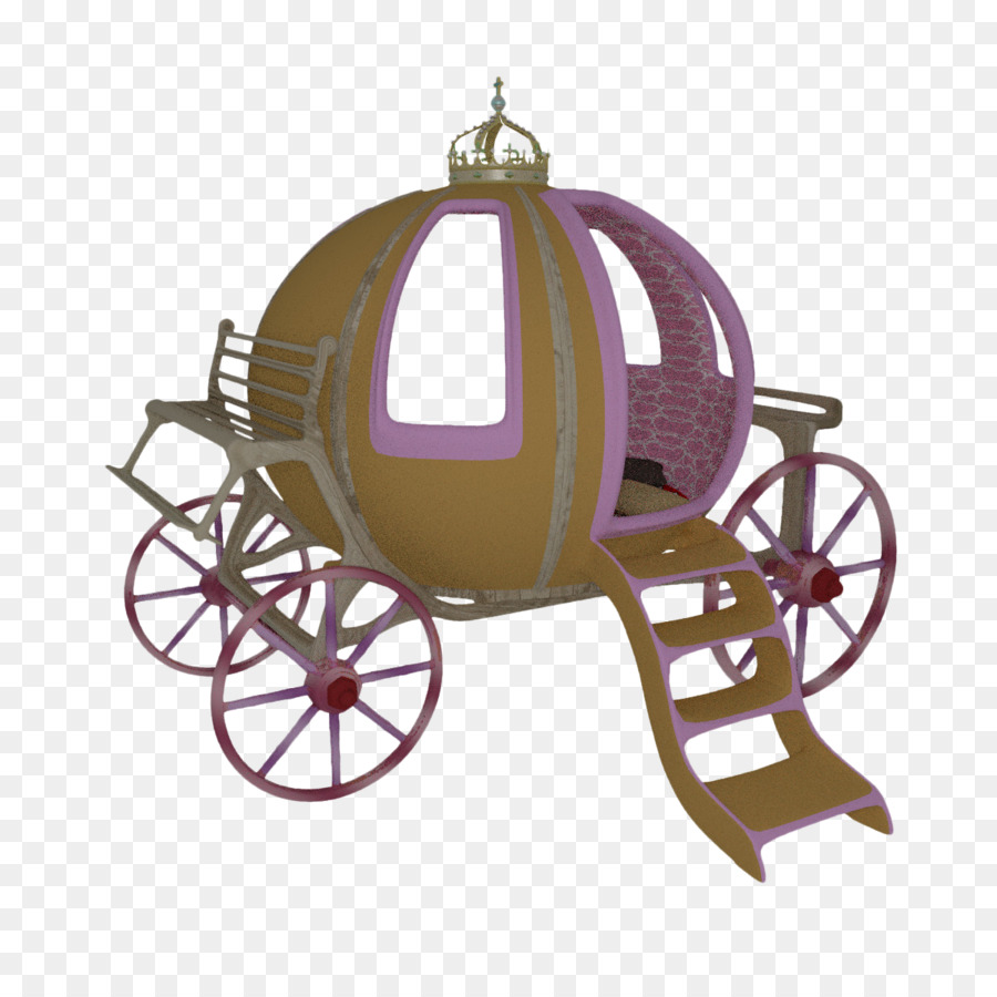 Cinderella Carriage 3D modeling 3D computer graphics - Three dimensional cartoon pumpkin carriage png download - 1200*1200 - Free Transparent Cinderella png Download.