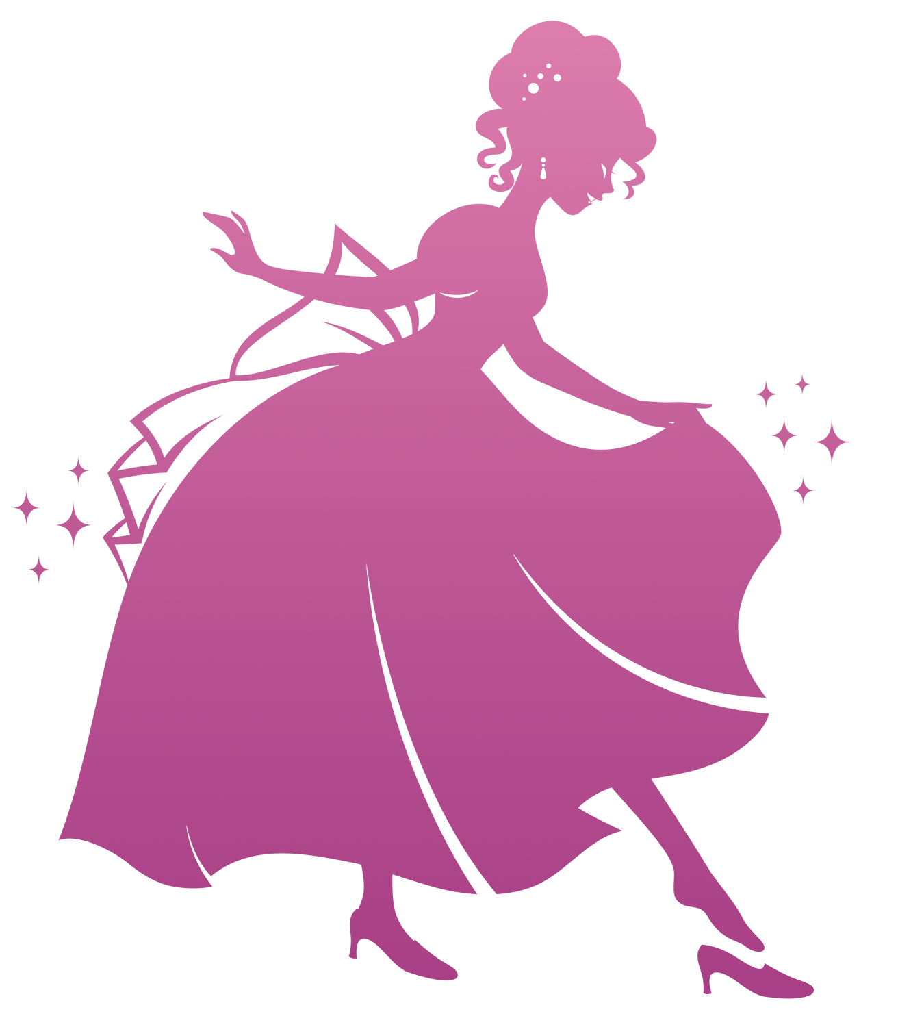 Cinderella Royalty Free Silhouette Png Download 1312.