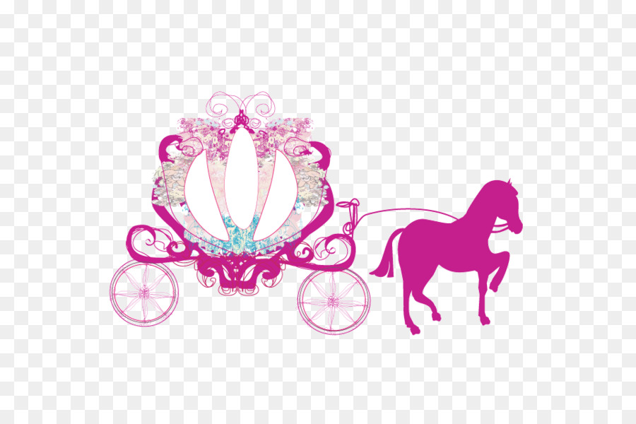 Carriage Cinderella Horse and buggy Clip art - Carriage png download - 600*600 - Free Transparent Car png Download.