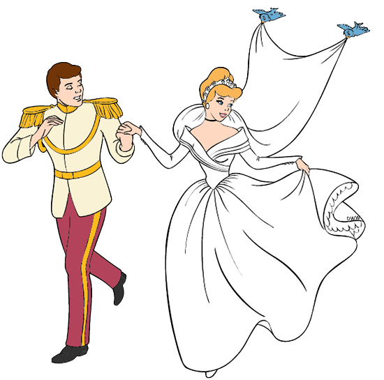 Prince Charming Cinderella Jaq Drawing Clip art - Wedding Disney Cliparts  png download - 550*545 - Free Transparent png Download. - Clip Art Library