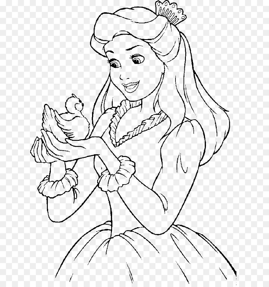 Belle Coloring book Disney Princess Ariel Disney Fairies - Disney Princess png download - 700*955 - Free Transparent  png Download.