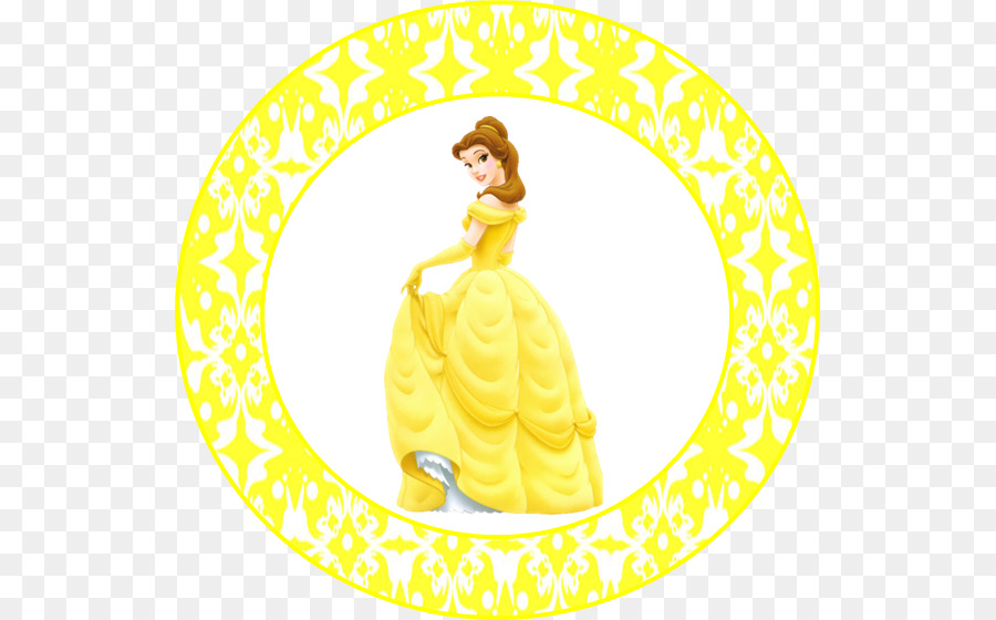 Belle Beauty and the Beast Disney Princess Rapunzel - printable disney princess cake toppers png download - 583*560 - Free Transparent Belle png Download.