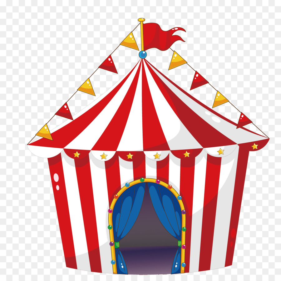Tent Circus Carnival Illustration - Vector Circus png download - 1200*1200 - Free Transparent Tent png Download.