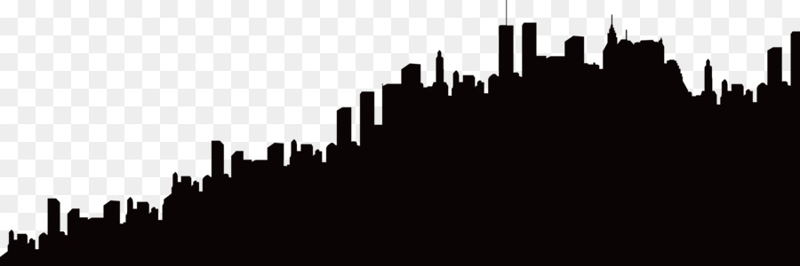 Silhouette Skyline City - City Silhouette png download - 2363*787 - Free Transparent Silhouette png Download.