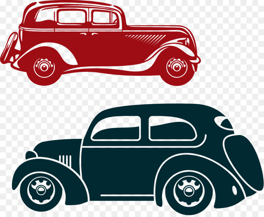 Cartoon - Classic cars posters PNG vector elements png download - 1310*1069 - Free Transparent Car png Download.