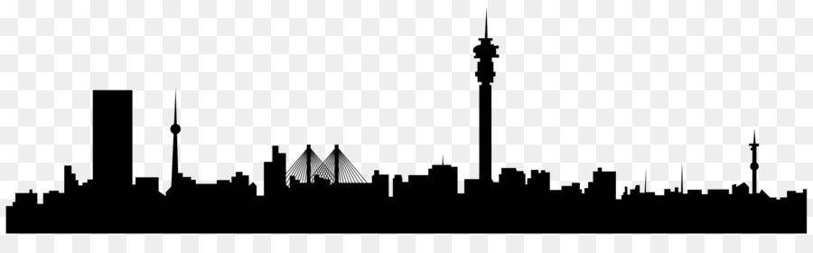 Johannesburg Skyline Silhouette - cityscape png download - 2000*588 - Free Transparent Johannesburg png Download.