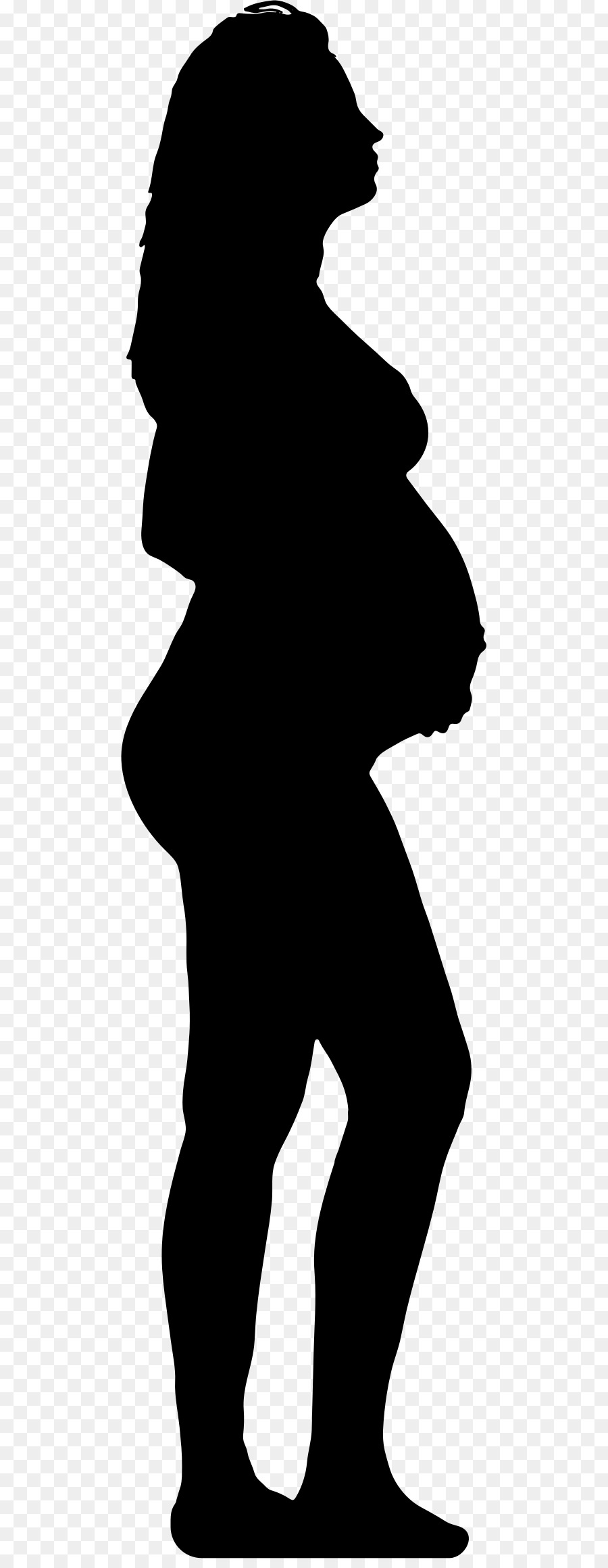 Silhouette Pregnancy Woman Clip art - pregnant png download - 542*2306 - Free Transparent Silhouette png Download.